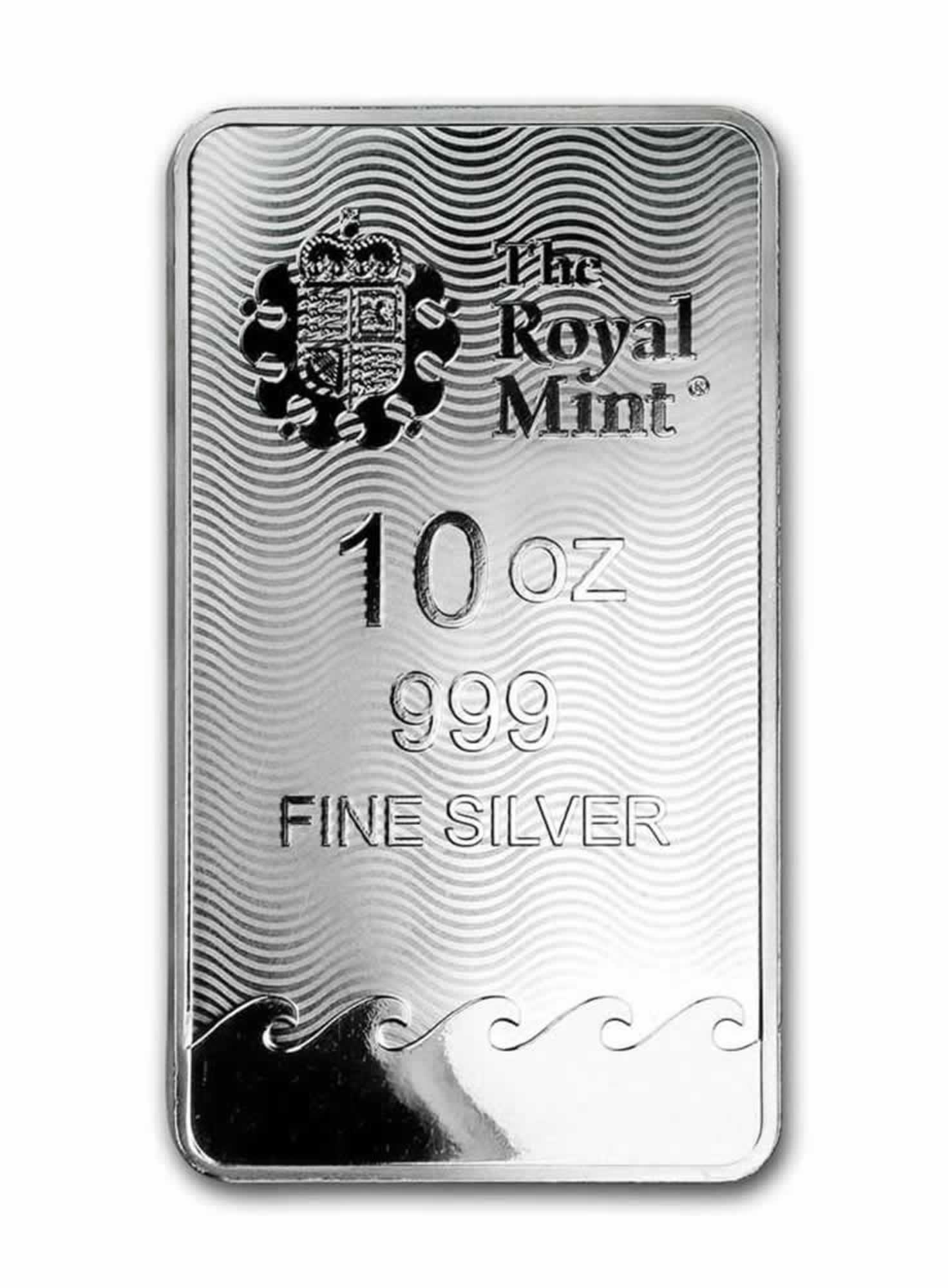 10 Ounce Royal Mint Silver Bar 10 Ounce Royal Mint Silver Bar